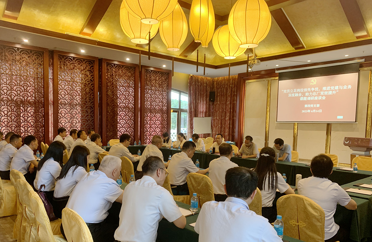 黨建引領(lǐng)譜新篇，實(shí)地調(diào)研促發(fā)展——總廠黨委書記許鎮(zhèn)江到金戈車間黨支部、第四黨支部開展調(diào)研座談